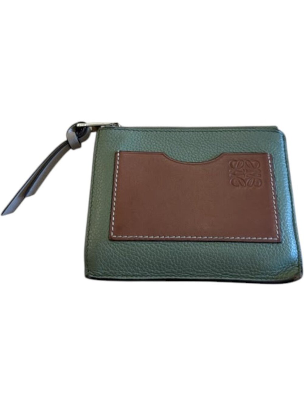658157CR C1 Loewe Wallet Beige Leather